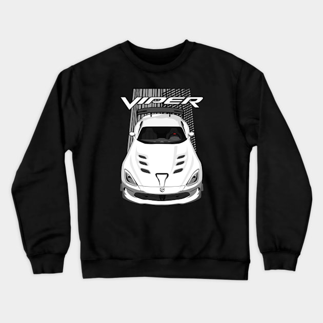 Viper ACR-5thgen-white Crewneck Sweatshirt by V8social